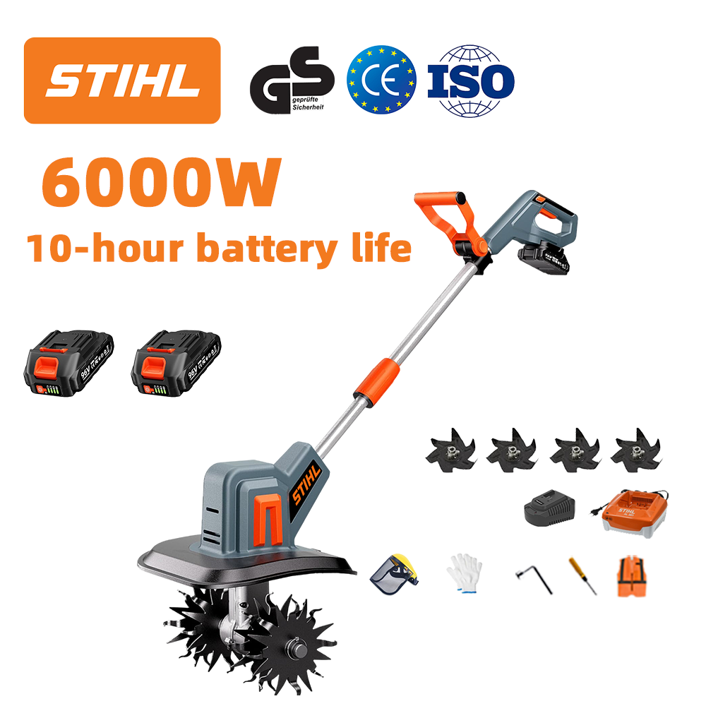 (Výdrž batérie: 10 hodín) 6000W pluh + 96V lítiová batéria * 2 ks + rýchlonabíjačka * 1 ks + radlica pluhu * 4 ks + rôzne príslušenstvo